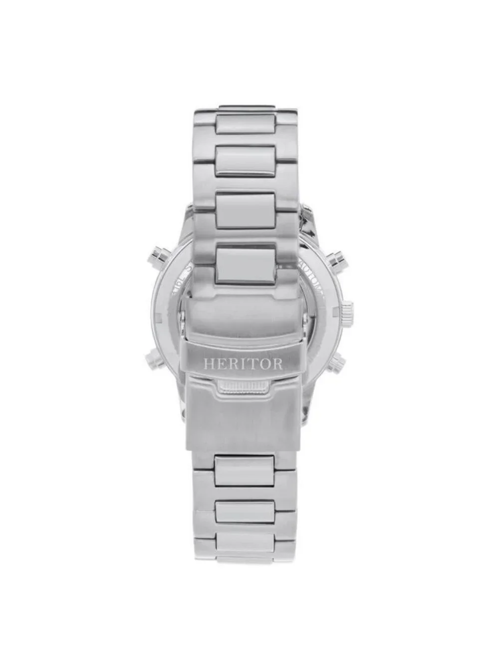 NWT Heritor Wilhelm Silver-tone Dial Men's Watch